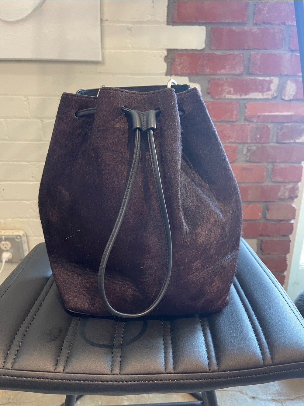 NWOT Derek Lam Drawstring Bucket Bag